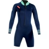 Shorty Longe Cote Femme Ocean Step LS Dual Zip 2mm -Nautiques Sports Magasin shorty longe cote femme ocean step ls dual zip 2mm