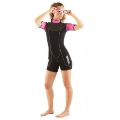 Shorty Seac Sense Femme 2,5mm -Nautiques Sports Magasin shorty seac sense femme 2 5mm 6