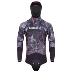 Veste Chasse Camo Beuchat Trigoblack 5mm