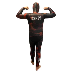 Veste Chasse Denty Spearfishing Anaconda Rouge 5mm -Nautiques Sports Magasin veste chasse denty spearfishing anaconda rouge 5mm 1