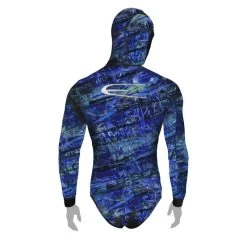 Veste Chasse Homme Camo Epsealon Blue Fusion 3mm -Nautiques Sports Magasin veste chasse homme camo epsealon blue fusion 3mm 1