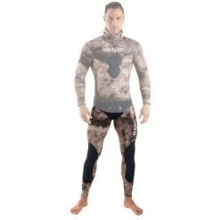 Veste De Chasse Seac Gannet Marron 3mm -Nautiques Sports Magasin veste de chasse sous marine seac gannet marron 3mm 5