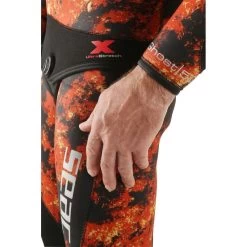 Veste De Chasse Seac Ghost Orange/Rouge 5mm -Nautiques Sports Magasin veste de chasse sous marine seac ghost orange rouge 5mm 3